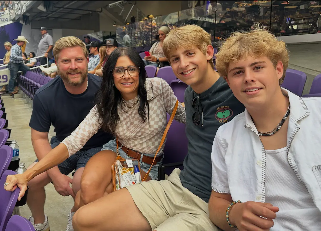 Brody with his family